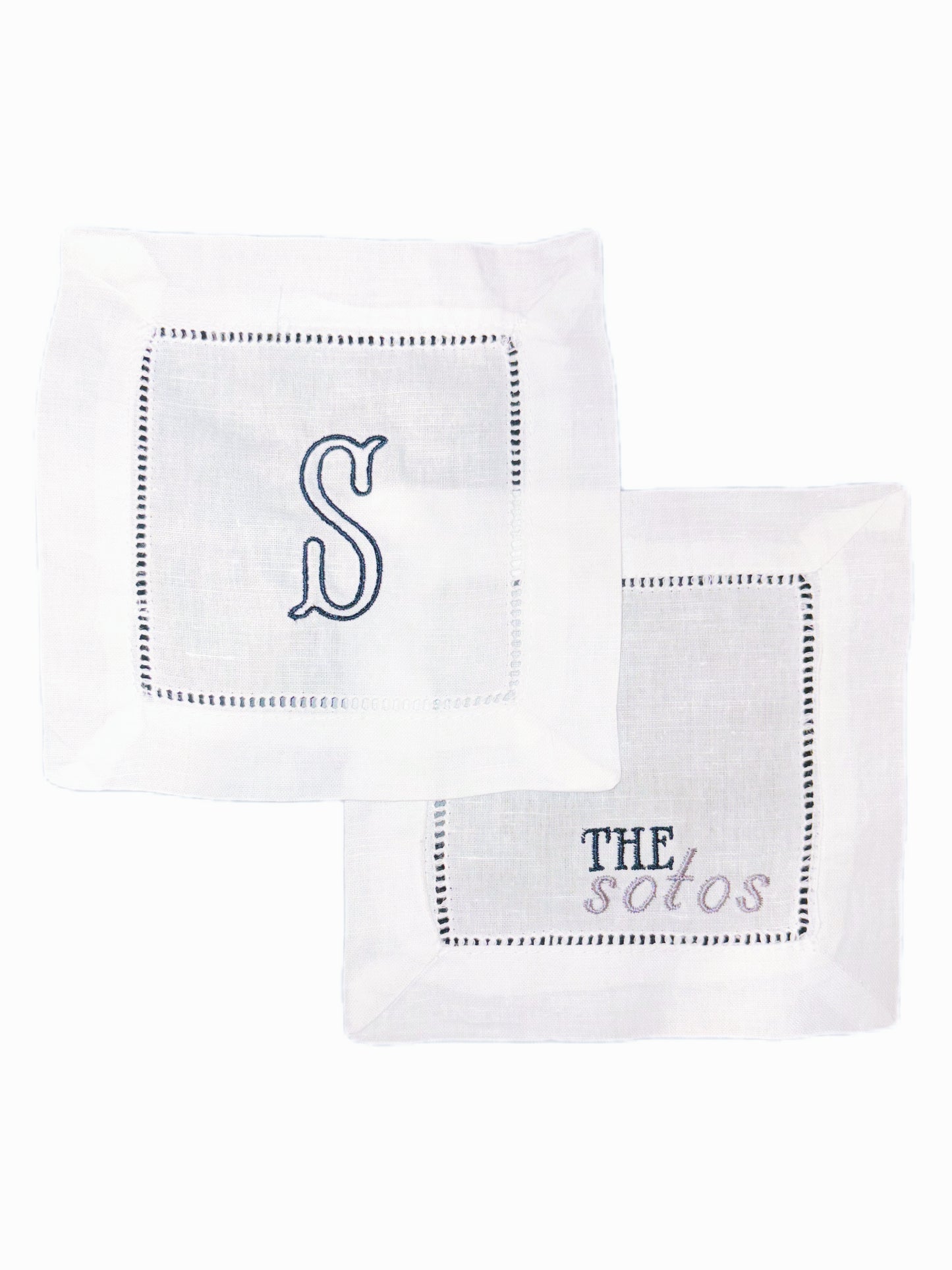 Custom Linen Cocktail Napkins