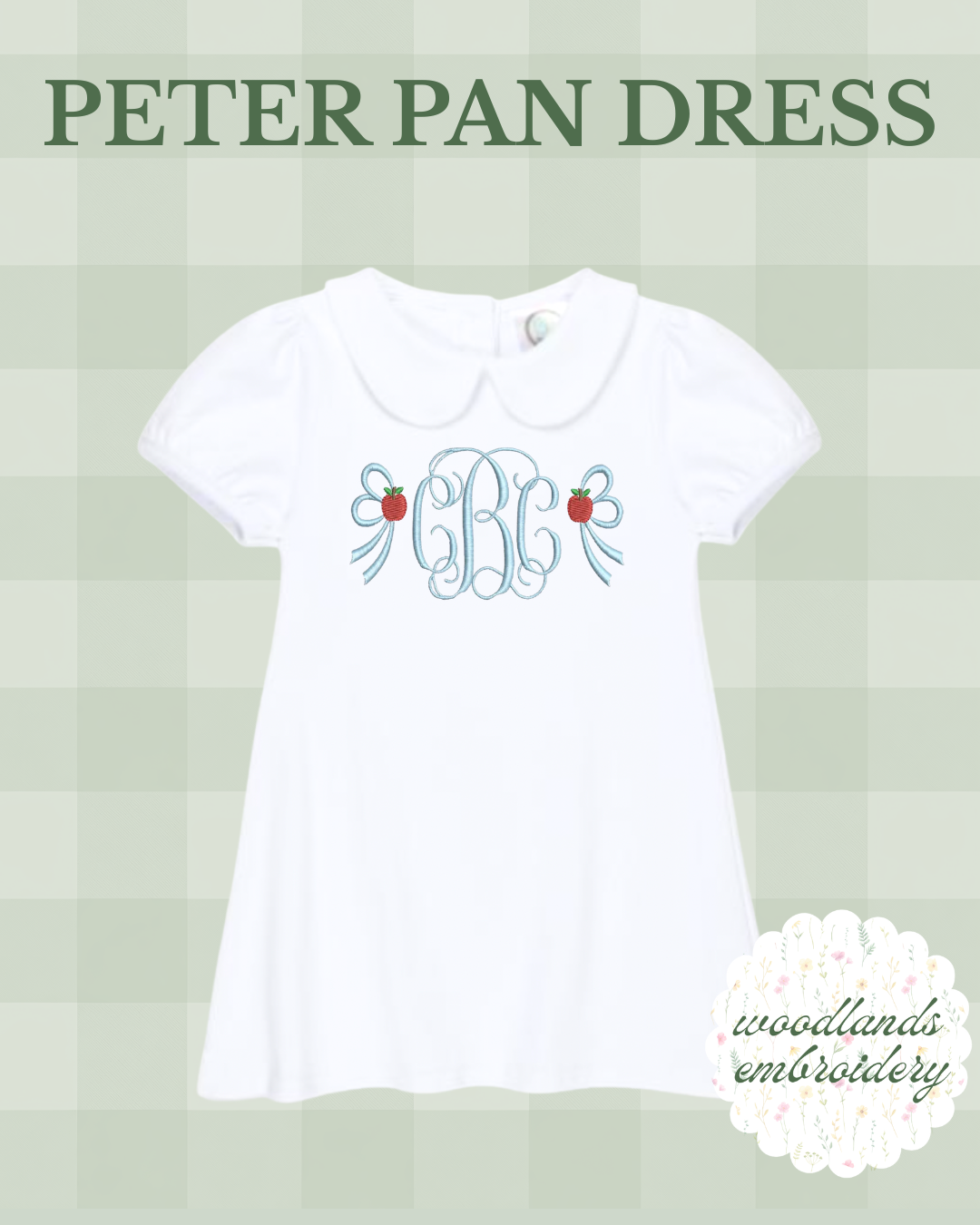 Collared Peter Pan School Girls Dress