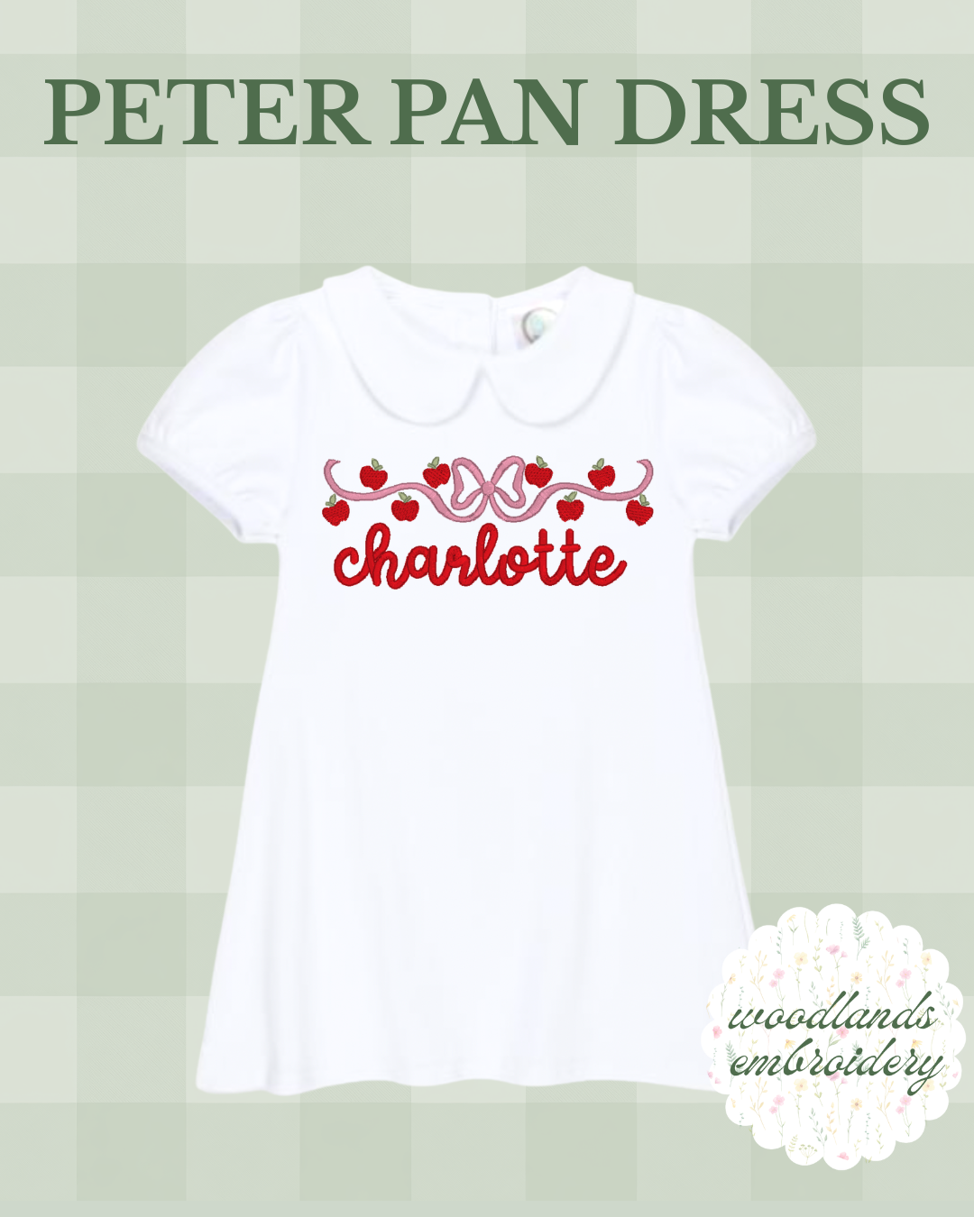 Collared Peter Pan School Girls Dress