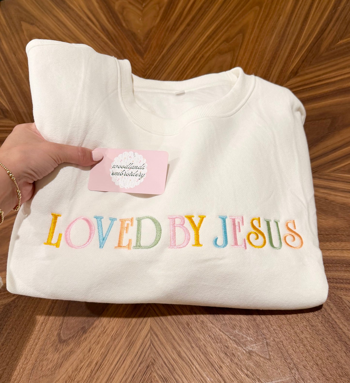 LOVED BY JESUS Crewneck