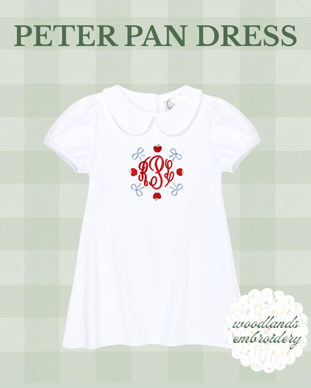 Collared Peter Pan School Girls Dress
