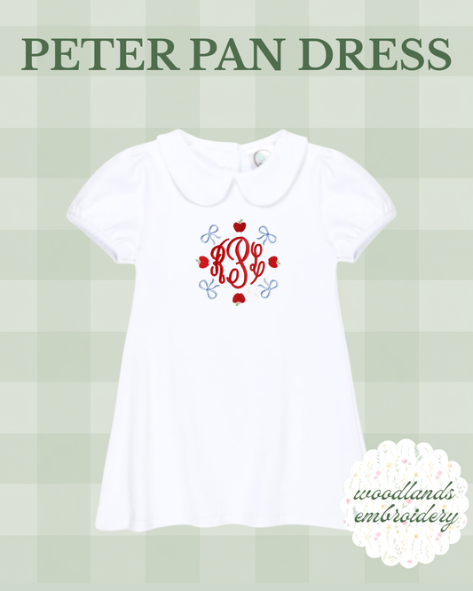 Collared Peter Pan School Girls Dress